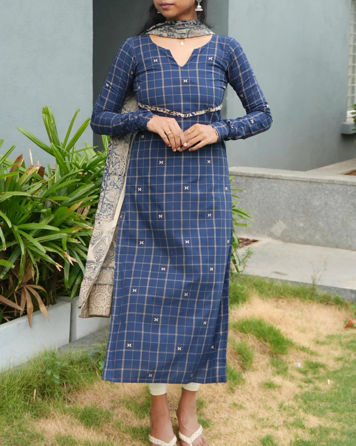 Indigo Checks - LD256