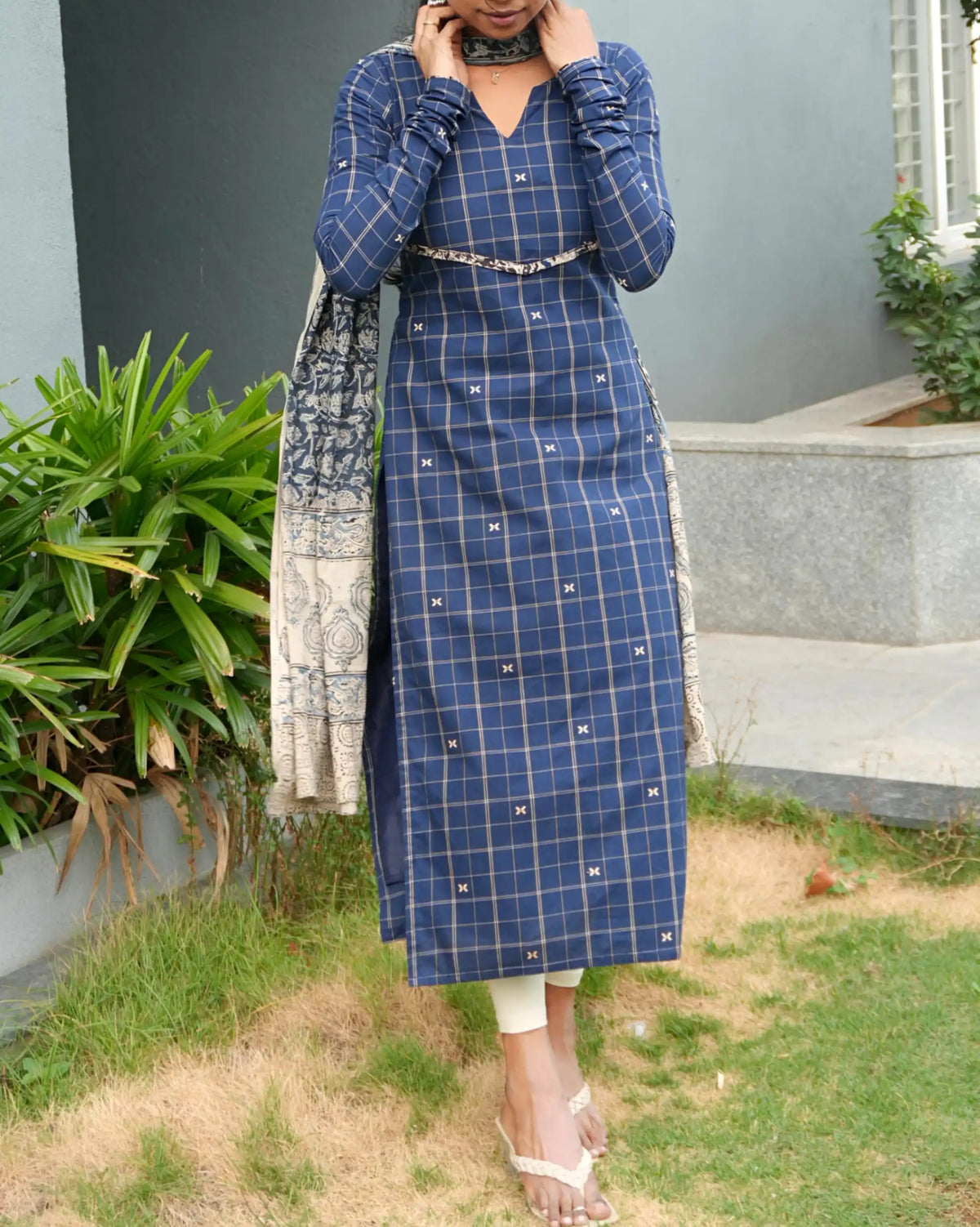 Indigo Checks - LD256