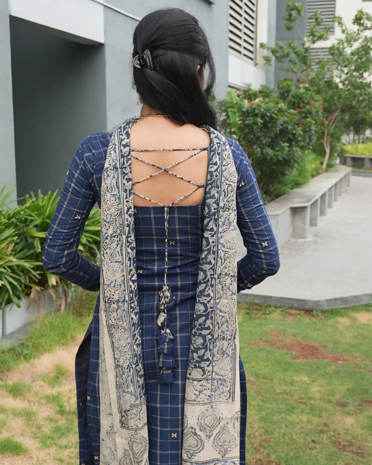 Indigo Checks - LD256