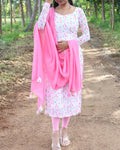 White & Blush Floral - LD210