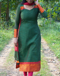 Traditional Narayanpet Green Ensemble - LD217