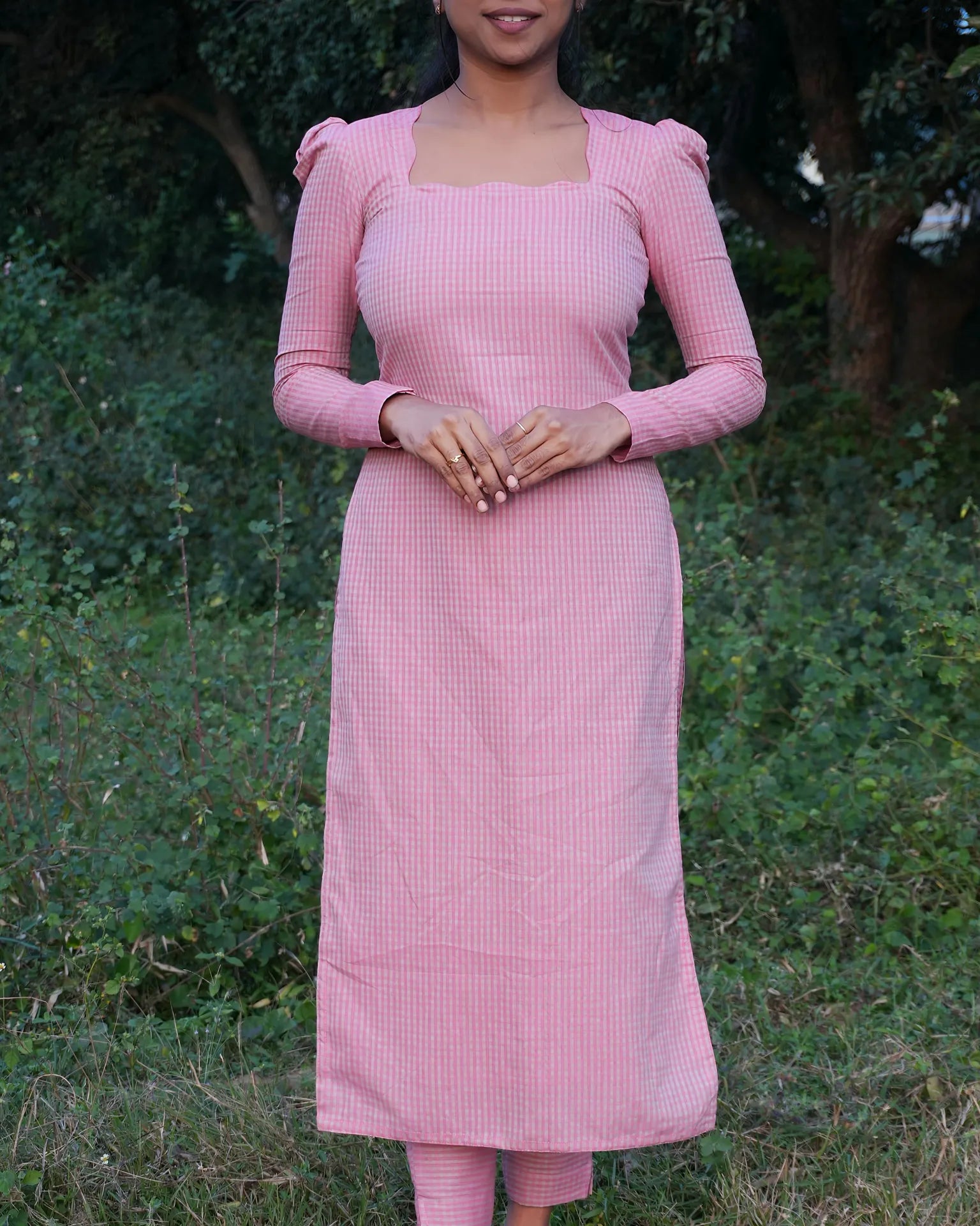 Pink Checked - LD219