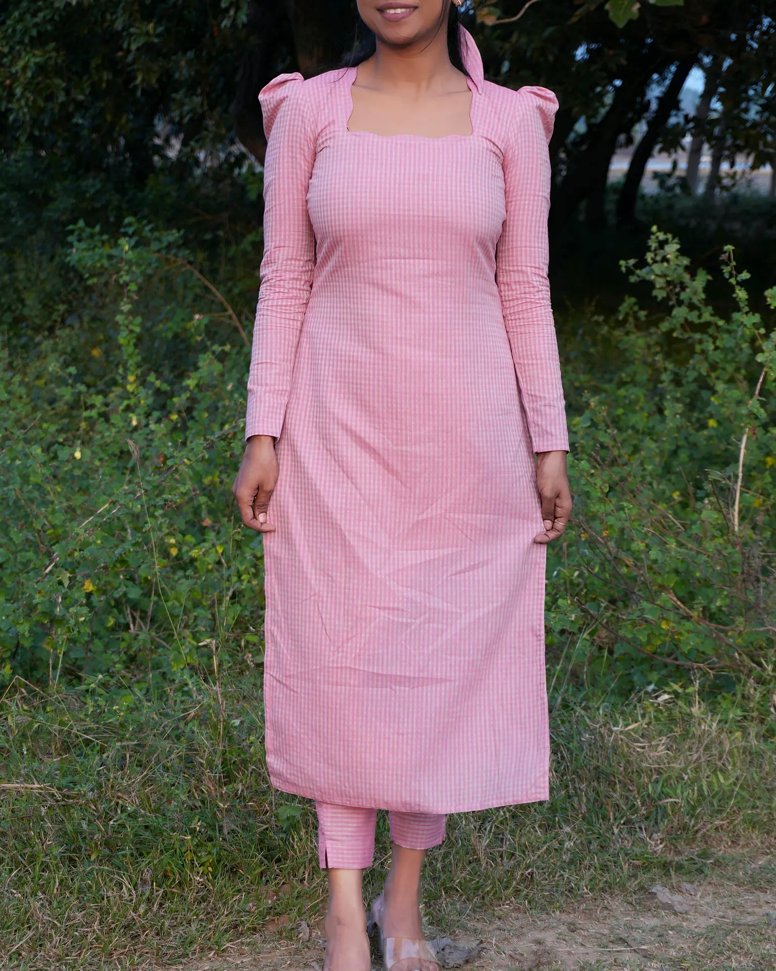 Pink Checked - LD219