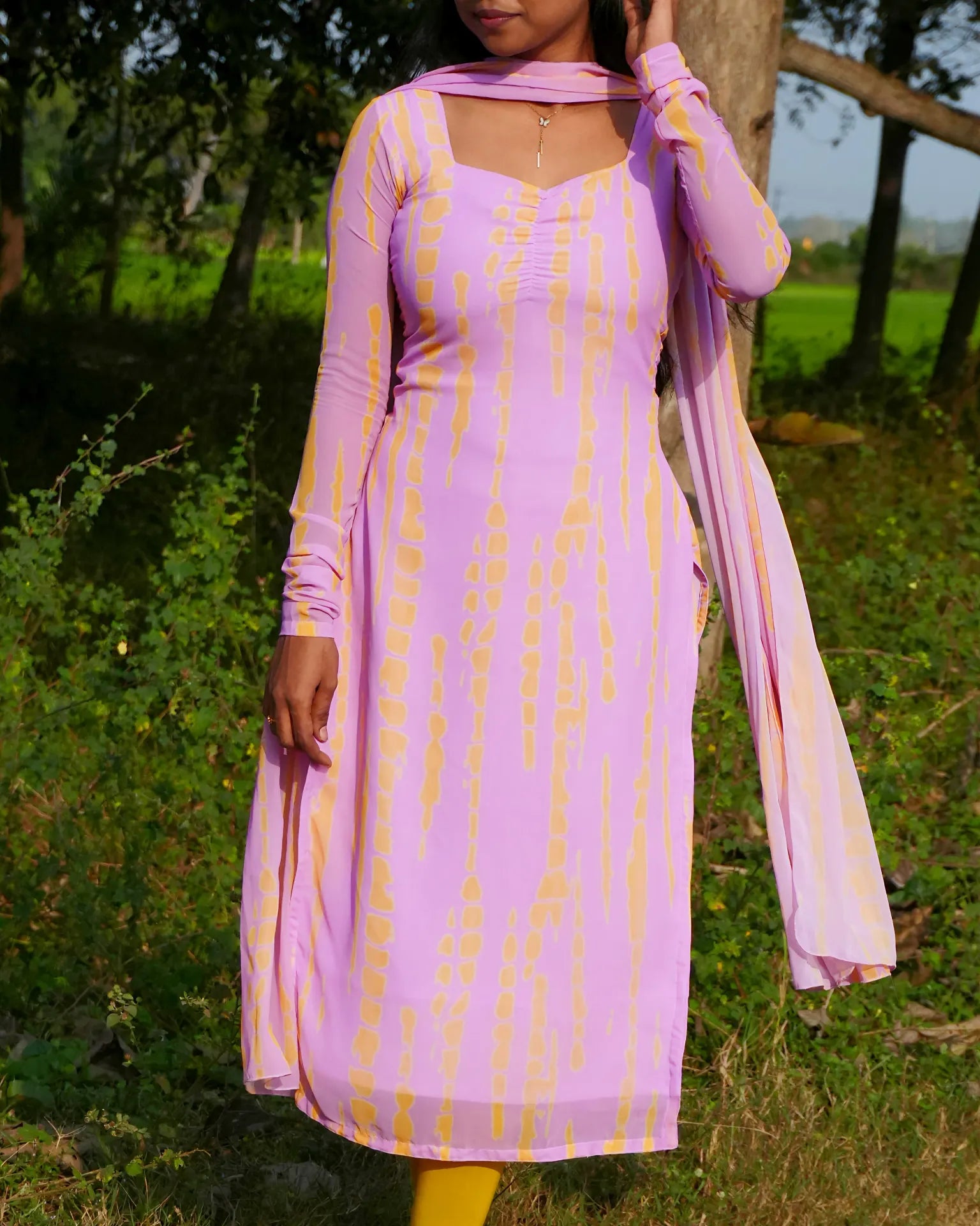 Lilac Glow Kurti - LD224