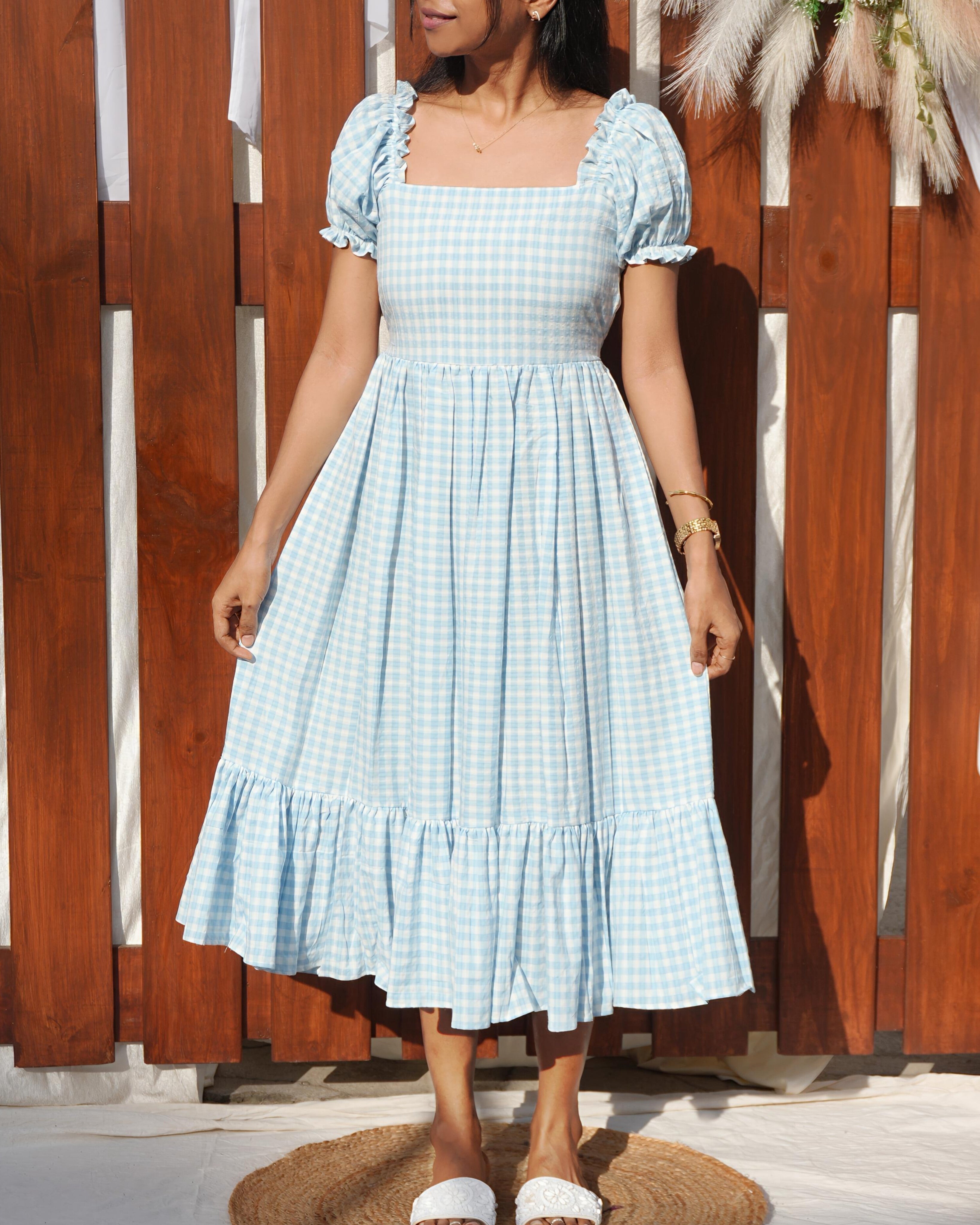 Blue Meadow maxi